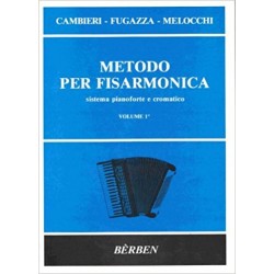 Metodo per Fisarmonica di Cambieri, Fugazza, Melocchi Vol.1 - Ed. BERBEN