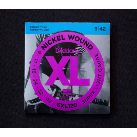 D'ADDARIO EXL120 Super Light - 009/042
