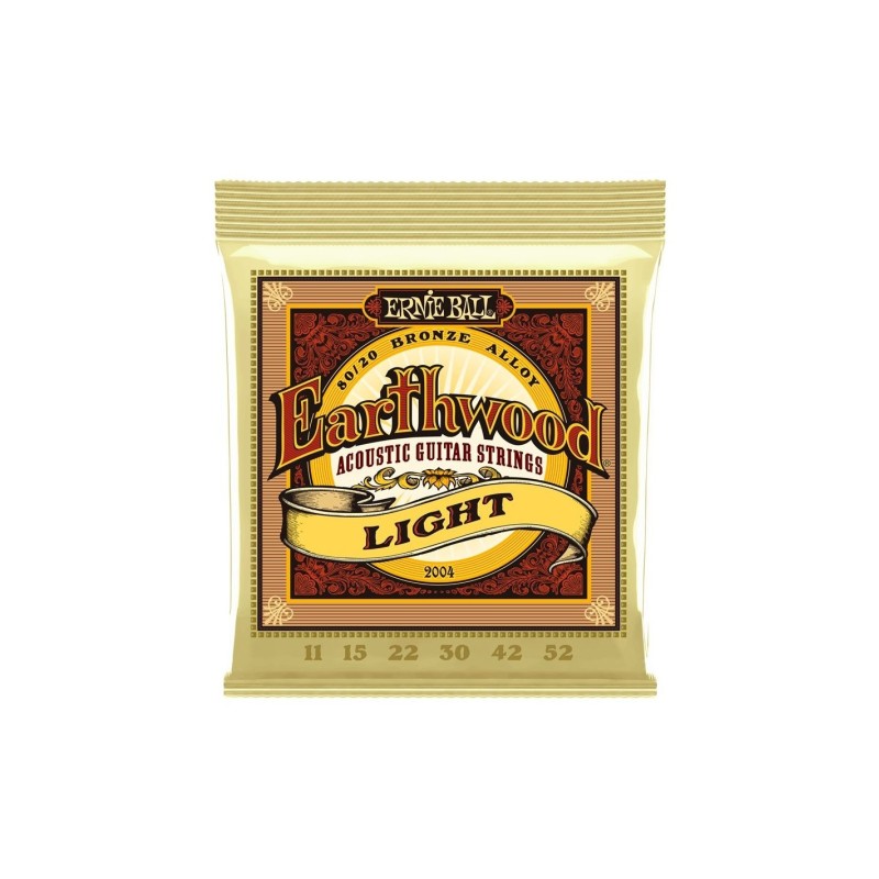 ERNIE BALL 2004 Earthwood 80/20 Bronze Light 11-52