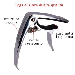 Capostato mobile FFALSTAFF per chitarra acustica/elettrica