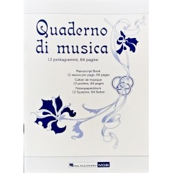 Quaderno di musica HAL LEONARD