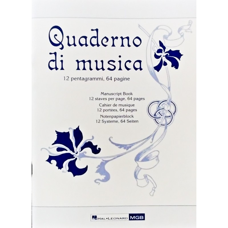 Quaderno di musica HAL LEONARD