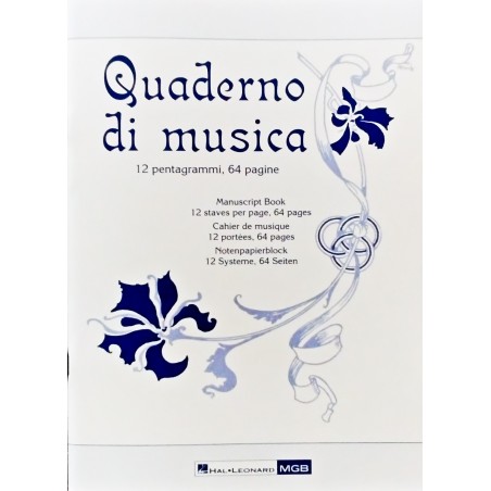 Quaderno di musica HAL LEONARD