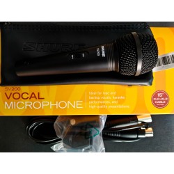 Microfono SHURE SV200 dinamico cardiode on/off