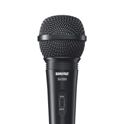 Microfono SHURE SV200 dinamico cardiode on/off