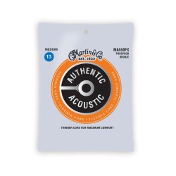 Set corde MARTIN MA550FX 13/56 Authentic Flexible Core Ph. Bronze