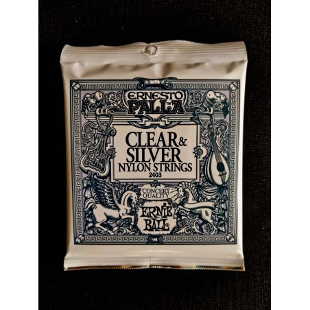 ERNIE BALL 2403 Ernesto Palla Clear & Silver