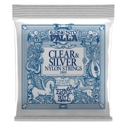 ERNIE BALL 2403 Ernesto Palla Clear & Silver